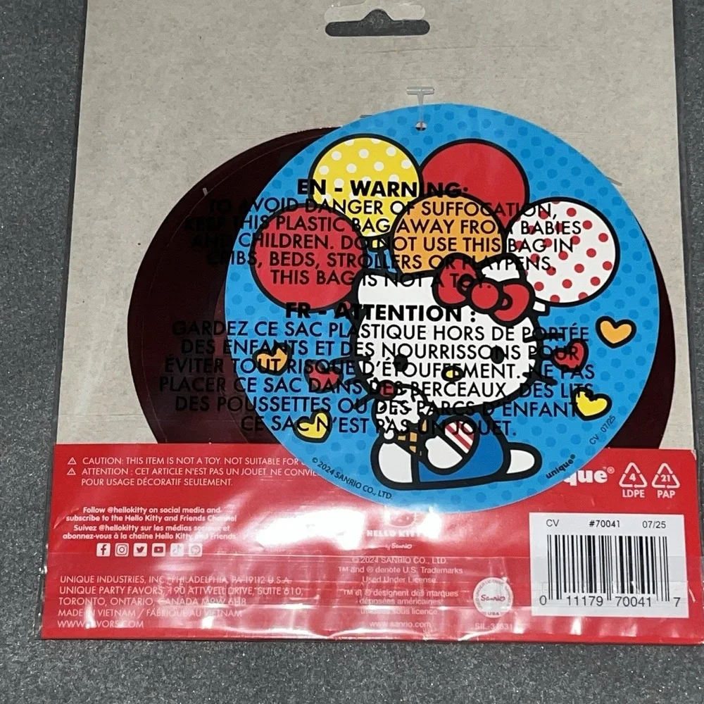 Hello Kitty & Friends Birthday Party Decoration Sanrio Party Supplies Balloon
